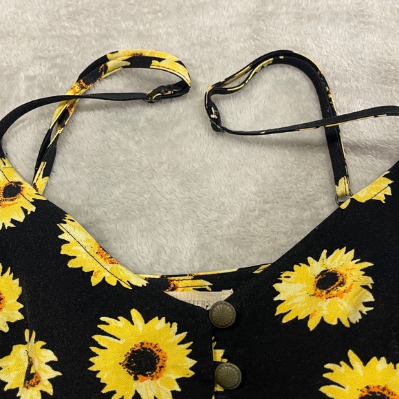 Urban Outfitters Sunflower Dress Size Small Petite - Picture 4 of 11
